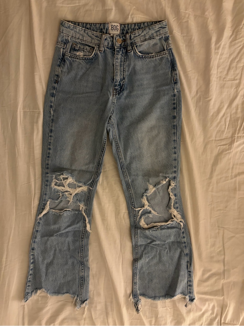 BDG Urban Outfitters High Waisted Distressed Jeans Size 25
